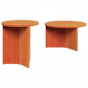Stolik kawowy 2 pcs Woskowy Brąz Lite drewno sosnowe