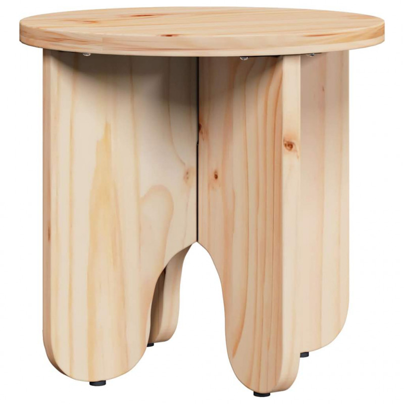 Stolik kawowy 2 pcs Naturalny Lite drewno sosnowe