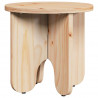 Stolik kawowy 2 pcs Naturalny Lite drewno sosnowe