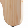 Stolik kawowy 2 pcs Naturalny Lite drewno sosnowe