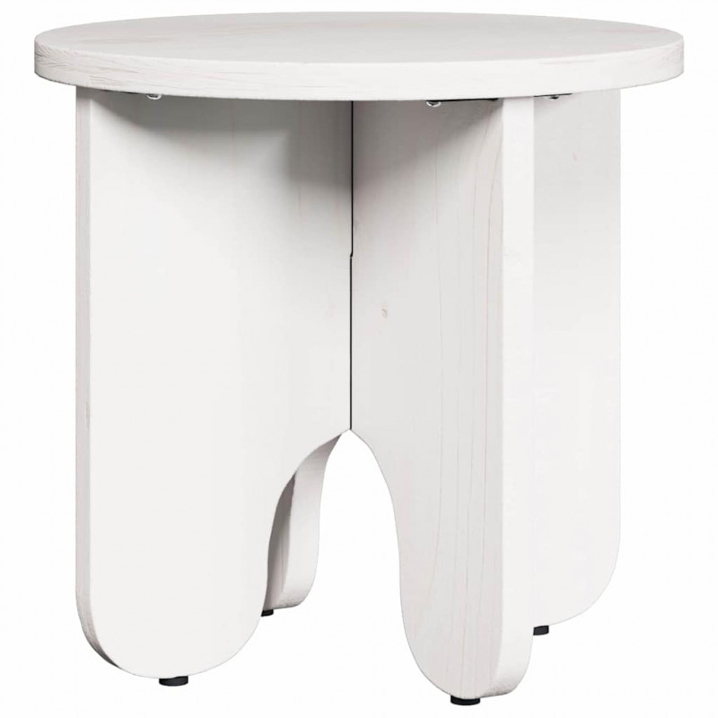 Stolik kawowy 2 pcs Biały Lite drewno sosnowe
