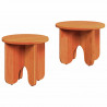 Stolik kawowy 2 pcs Woskowy Brąz Lite drewno sosnowe