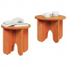 Stolik kawowy 2 pcs Woskowy Brąz Lite drewno sosnowe