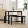 Ławka jadalniana 2 pcs Dąb Sonoma 100 x 32,5 x 48,5 cm