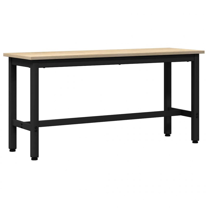 Ławka jadalniana 2 pcs Dąb Sonoma 100 x 32,5 x 48,5 cm