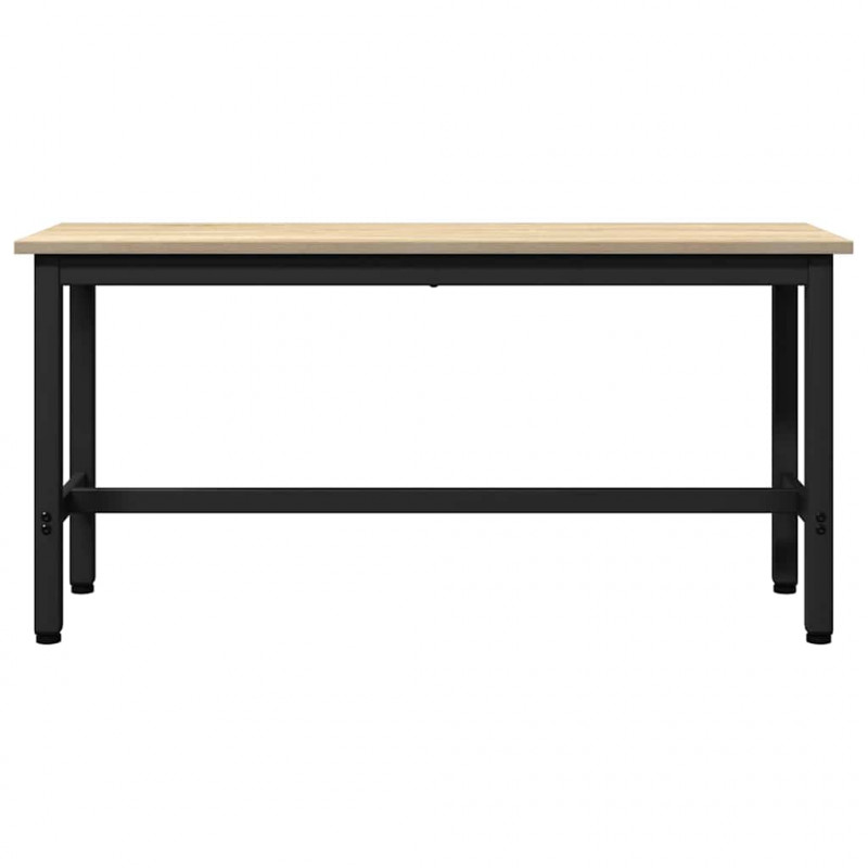 Ławka jadalniana 2 pcs Dąb Sonoma 100 x 32,5 x 48,5 cm