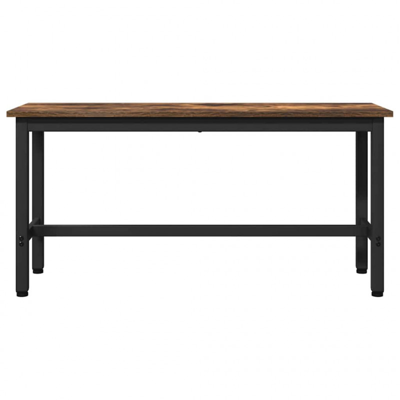 Ławka jadalniana 2 pcs Dąb wędzony 100 x 32,5 x 48,5 cm