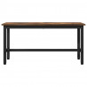 Ławka jadalniana 2 pcs Dąb wędzony 100 x 32,5 x 48,5 cm