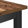 Ławka jadalniana 2 pcs Stare drewno 100 x 32,5 x 48,5 cm