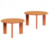 Stolik kawowy 2 pcs Woskowy Brąz Lite drewno sosnowe