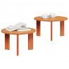 Stolik kawowy 2 pcs Woskowy Brąz Lite drewno sosnowe