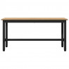Ławka jadalniana 2 pcs Dąb rzemieślniczy 100 x 32,5 x 48,5 cm