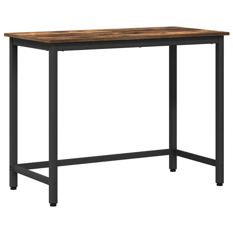 stół Dąb wędzony 80 x 50 x 76,5 cm Drewno inżynieryjne i stal