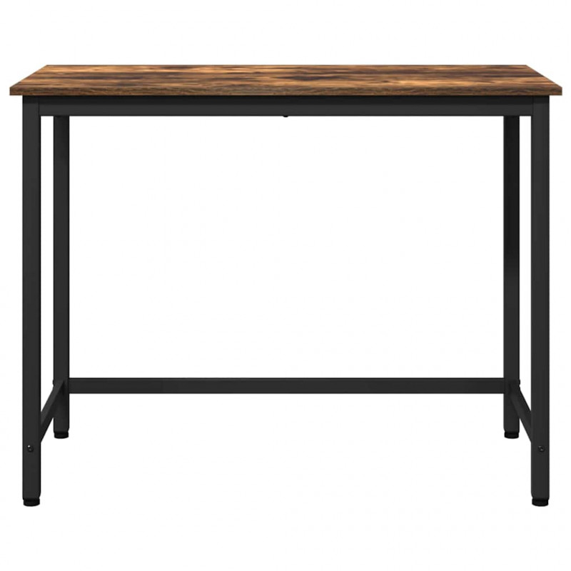 stół Dąb wędzony 80 x 50 x 76,5 cm Drewno inżynieryjne i stal