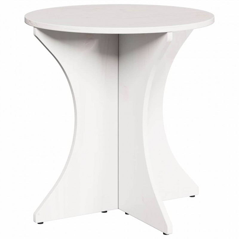 Stolik kawowy 2 pcs Biały Lite drewno sosnowe
