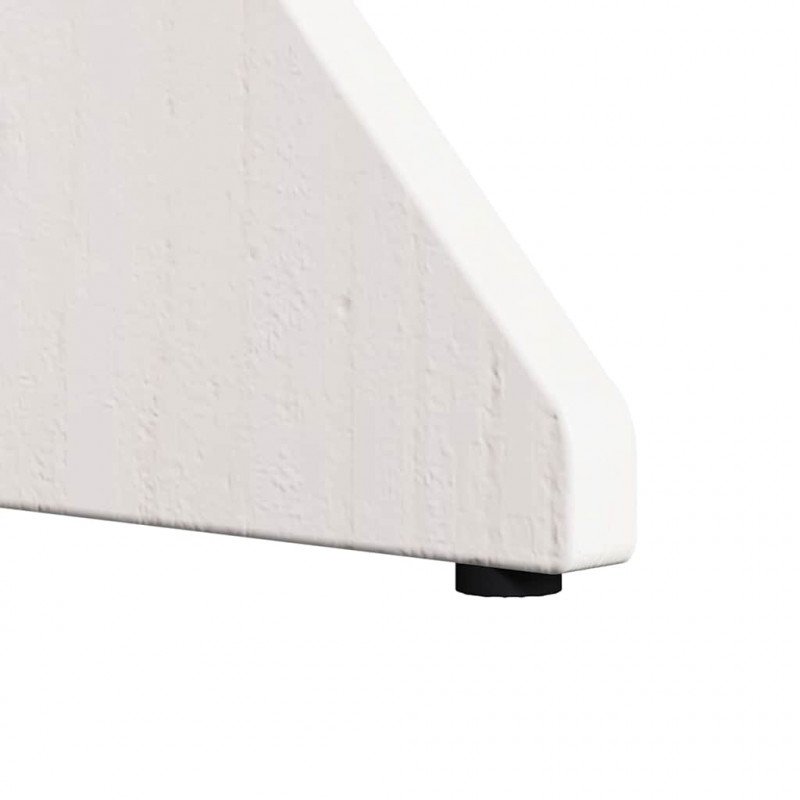 Stolik kawowy 2 pcs Biały Lite drewno sosnowe