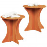 Stolik kawowy 2 pcs Woskowy Brąz Lite drewno sosnowe