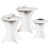 Stolik kawowy 3 pcs Biały
