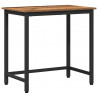 stół Stare drewno 100 x 50 x 76,5 cm Drewno inżynieryjne i stal