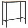 stół Naturalny 100 x 40 x 101 cm Drewno inżynieryjne i stal