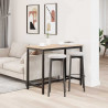 stół Naturalny 100 x 50 x 77 cm Drewno inżynieryjne i stal