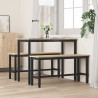 Ławka jadalniana Naturalny 100 x 32,5 x 49 cm