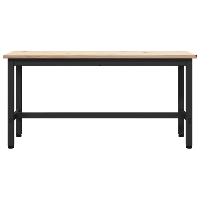 Ławki do jadalni 2 pcs Naturalny 100 x 32,5 x 49 cm