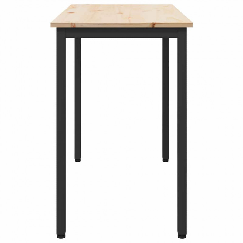stół Naturalny 100 x 50 x 77 cm Drewno inżynieryjne i stal