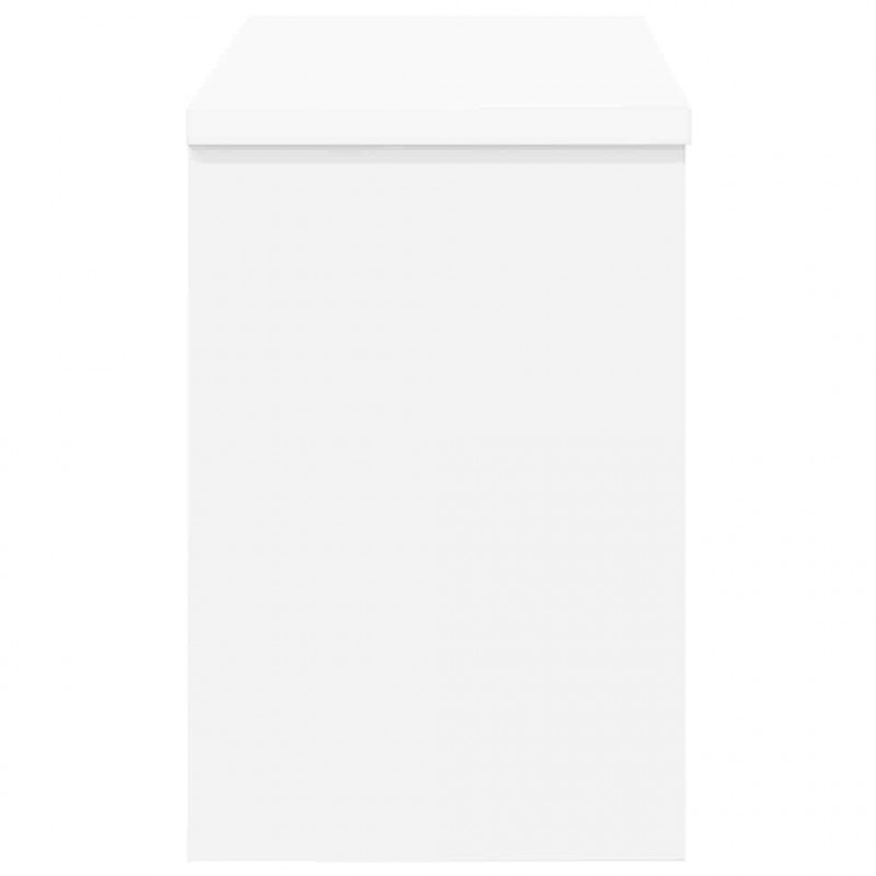 Wieszak na płaszcze montowany na ścianie Biały 50 x 20 x 30 cm