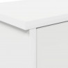 Wieszak na płaszcze montowany na ścianie Biały 50 x 20 x 30 cm