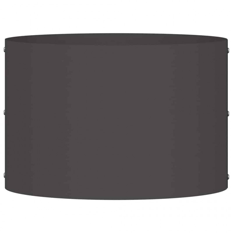 Pierścień doniczki 5 pcs Czarny 30 x 30 x 20 cm Stal zimnogięta