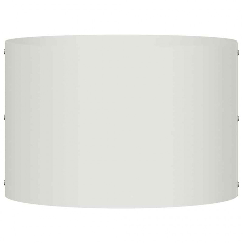 Pierścień doniczki Biały 30 x 30 x 20 cm Stal zimnogięta