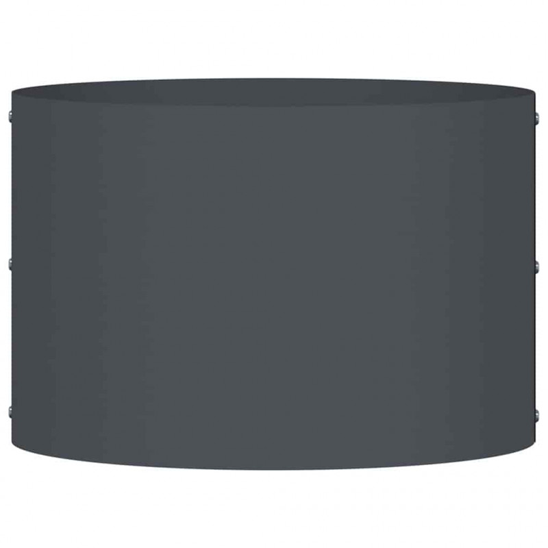 Pierścień doniczki Antracyt 30 x 30 x 20 cm Stal zimnogięta