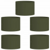 Pierścień doniczki 5 pcs Zielony oliwkowy 30 x 30 x 20 cm