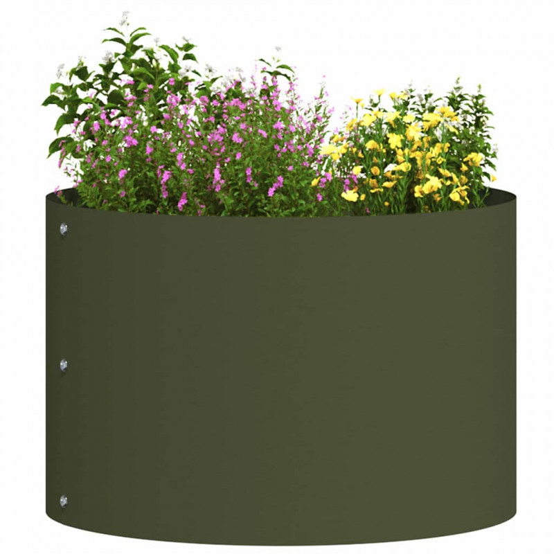 Pierścień doniczki 5 pcs Zielony oliwkowy 30 x 30 x 20 cm