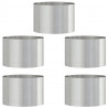 Pierścień doniczki 5 pcs Srebrny 30 x 30 x 20 cm