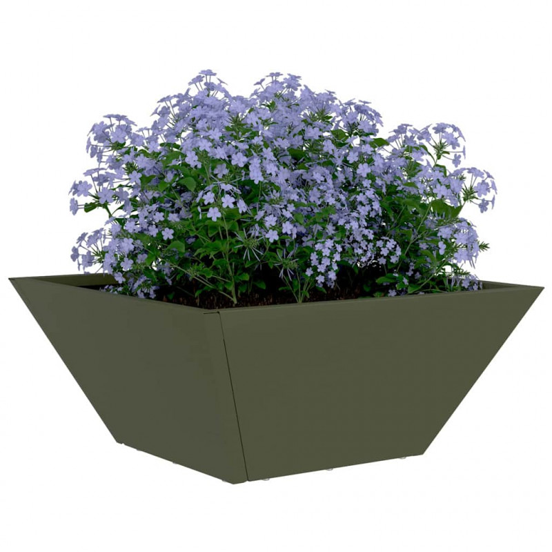 Doniczka ogrodowa 5 pcs Zielony oliwkowy 35 x 35 x 15 cm