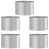 Pierścień doniczki 5 pcs Srebrny 30 x 30 x 20 cm