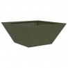 Doniczka ogrodowa 5 pcs Zielony oliwkowy 35 x 35 x 15 cm