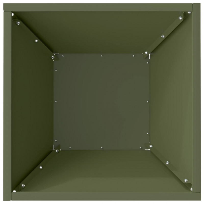 Doniczka ogrodowa 5 pcs Zielony oliwkowy 35 x 35 x 15 cm