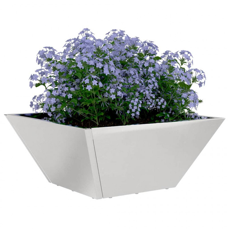 Doniczka ogrodowa 5 pcs Srebrny 35 x 35 x 15 cm Stal nierdzewna