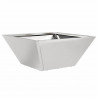 Doniczka ogrodowa 5 pcs Srebrny 35 x 35 x 15 cm Stal nierdzewna