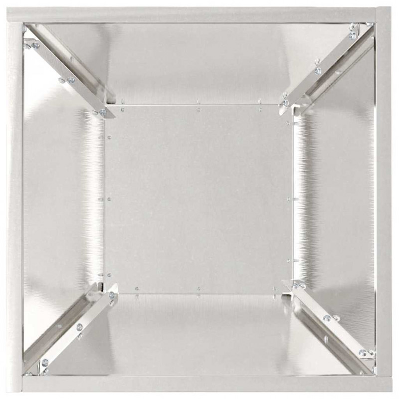 Doniczka ogrodowa 5 pcs Srebrny 35 x 35 x 15 cm Stal nierdzewna