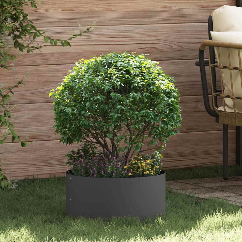 Pierścień doniczki 5 pcs Czarny 40 x 40 x 20 cm Stal zimnogięta