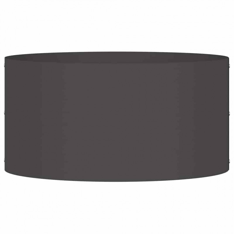Pierścień doniczki 5 pcs Czarny 40 x 40 x 20 cm Stal zimnogięta