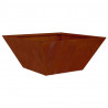Doniczka ogrodowa Rdzawy 35 x 35 x 15 cm