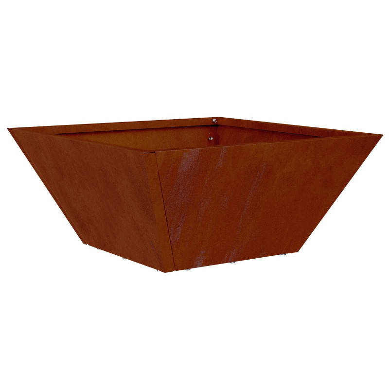Doniczka ogrodowa Rdzawy 35 x 35 x 15 cm