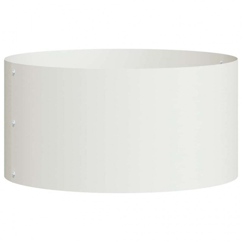 Pierścień doniczki 5 pcs Biały 40 x 40 x 20 cm Stal zimnogięta
