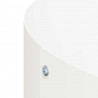 Pierścień doniczki 5 pcs Biały 40 x 40 x 20 cm Stal zimnogięta