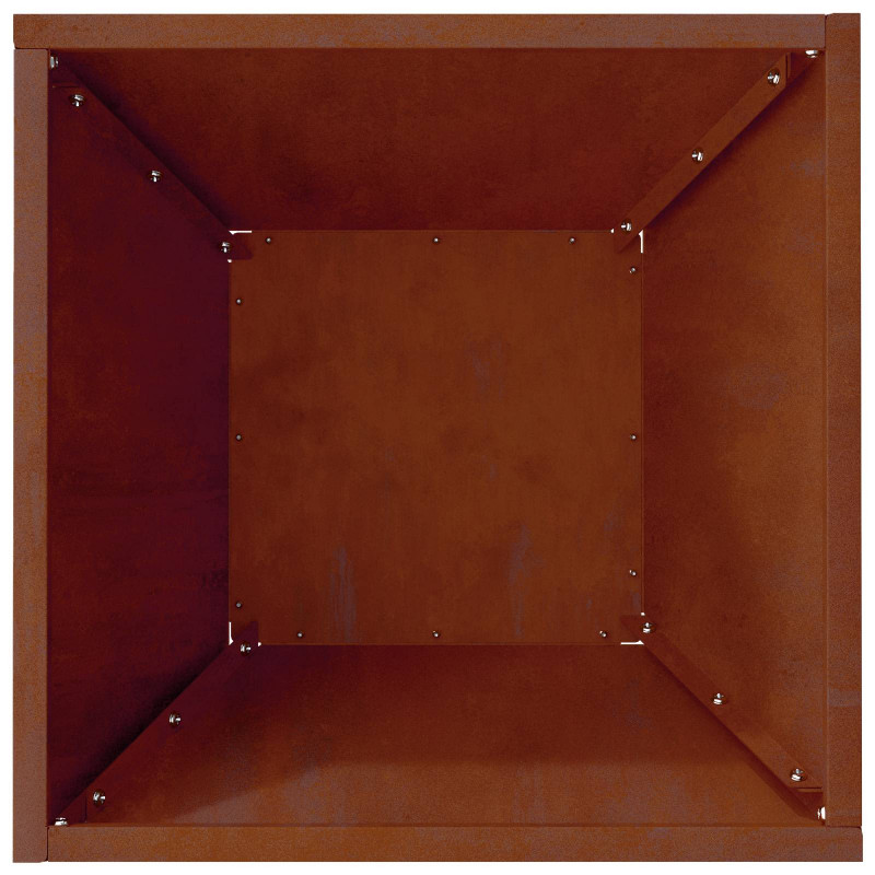 Doniczka ogrodowa 5 pcs Rdzawy 35 x 35 x 15 cm